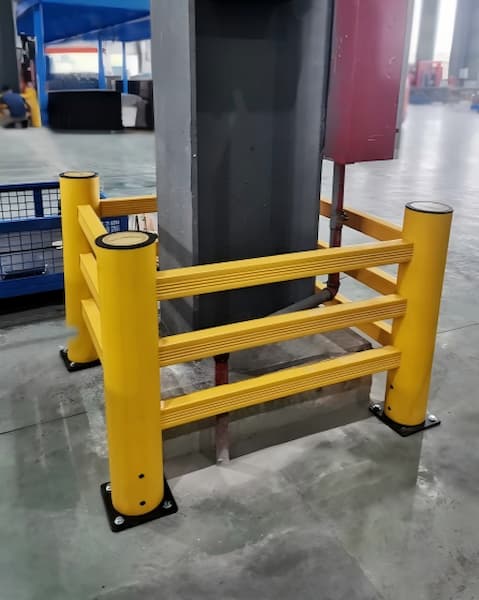 Enhanced security with polymer triple fencing