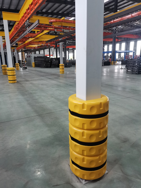 Heavy duty column protector for factories